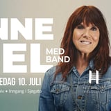 Hanne Boel konsert på Mosjøen Torg - Support Tælahiv 