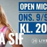Open Mic Comedy på 28 Live i Roskilde (18+) - Maria Sif er vært