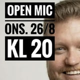 Open Mic Comedy på 28 Live i Roskilde (18+) - Felix Bache er vært