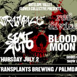 FREE SHOW: SPRAINFACE / RED DIVINE / SEMI AUTO / BLOOD MOON
