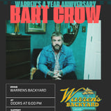 Bart Crow - Warren's Backyard 4 year anniversary