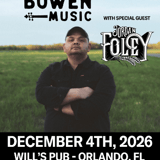 Philip Bowen with Special Guest Jordan Foley
