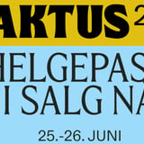 KAKTUSFESTIVALEN HELGEPASS 25.-26. JUNI 2027