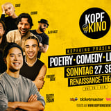 Kopfkino Vol.26: Poetry • Comedy • Live Musik in Berlin