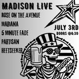 Rose On The Avenue, Mariana, 5 Minute Fade, Partisan, Heetseeker