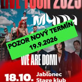 MYDY + We Are Domi | STAGE klub Jablonec nad Nisou | 19.9.2026