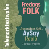 Telemarkfestivalen 2026 | FredagsFOLK 