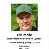 Solokonsert med Odd Erik Ognedal fra elle melle