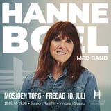 Hanne Boel konsert på Mosjøen Torg - Support Tælahiv