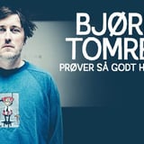 Bjørn Tomren prøver så godt han kan i Beddingen Kulturhus // Bodø