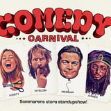 Standup med Comedy Carnival - Humor på Folkparksteatern i Gamla Linköping