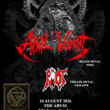 Anal Vomit (Death Metal Perù) + R.I.O.T (Thrash Metal Ukraine) 