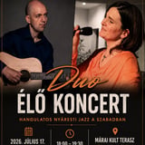 Jazzmine Duo – élő koncert a Márai Kult Teraszon