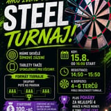 Letní Steel Turnaj– až 6 terčů, prize money pro nejlepší