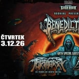 BENEDICTION (GB), TORTHARRY, DYSANGELIUM - 3.12.2026- ROCK CAFÉ JABLUNKOV 