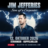 JIM JEFFERIES - Nytt show SON OF A CRAFTSMAN - Kuppelhallen 12. okt 2026