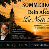 La Notte Italiana: Sommerkonsert med Rein Alexander