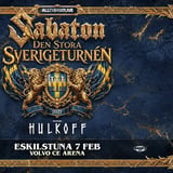 Sabaton | Volvo CE Arena, Eskilstuna - Support: Hulkoff