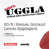 100% UGGLA | Levide Bygdegård, Hemse