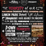 The Toxicity of Our City Nü Metal Night featuring Deserted Will