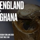 England Vs DR Congo - Entry + Drink