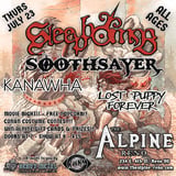 Sleepbomb "Conan the Barbarian" movie night with special guest Soothsayer., Kanawha and Lost Puppy Forever