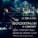 QPAC CONCERT HALL - Friday 3 July, from 7pm.  
