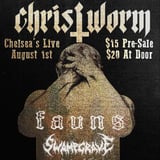 Christworm, Fauns, Swampgrave & Glacial Coffin