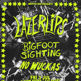 LAZERLIPS / BIGFOOT SIGHTING / NO WUCKAS / MEDUSA BAR, GEELONG