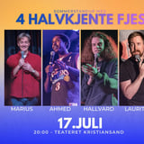 Sommerstandup med Fire halvkjente fjes