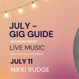 July Live Music: NIKKI RUDGE 