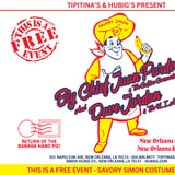 The Return of the Banana Hand Pie With Performances By Big Chief Juan Pardo & The Golden Comanche and Dave Jordan & The NIA
