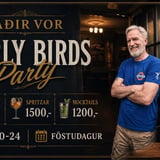 Föstudags "Early Birds" partý : Faðir Vor