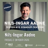 Nils-Ingar Aadne aka NILSI tester nye standup-tekster