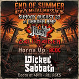 Judas Priest, Iron Maiden, AC/DC, Black Sabbath Tribute Night - End Of Summer Heavy Metal Massacre