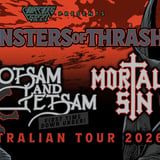 MONSTERS OF THRASH - FLOTSAM AND JETSAM (USA) + MORTAL SIN w/ Hidden Intent & Livewire - Adelaide