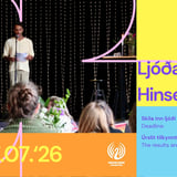 Ljóðasamkeppni Hinsegin daga 2026 // Reykjavík Pride 2026 Poetry Competition