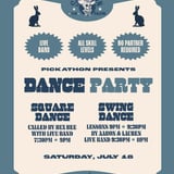 Geometric Dance Party with Lessons from Bex Bee and Live Bands