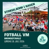Fotball VM: Bronsefinale // INGEN RESERVASJONER!