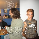 Álfgrímur goes to Hairdresser