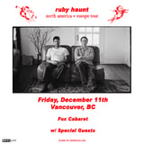 Ruby Haunt with Special Guests