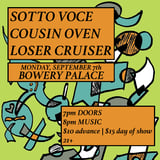 Sotto Voce | Cousin Oven | Loser Cruiser