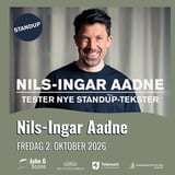 Nils-Ingar Aadne aka NILSI tester nye standup-tekster