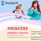 Princess stories and crafts: Borgarbókasafnið Klébergi