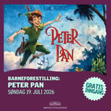 Barneforestilling: Peter Pan på Wrightegaarden 