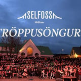 Brekkusöngur í beinni í Miðbæ Selfoss