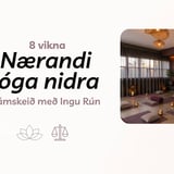 Nærandi jóga nidra námskeið/tímar