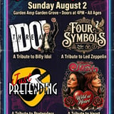 Billy Idol, Heart, The Pretenders, Led Zeppelin Tributes