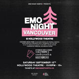 Emo Night Vancouver at Hollywood Theatre - Sep 12 2026