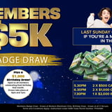 Members Badge Draw 
